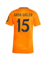 Real Madrid Arda Guler #15 Bortedrakt Dame 2024-25 Korte ermer